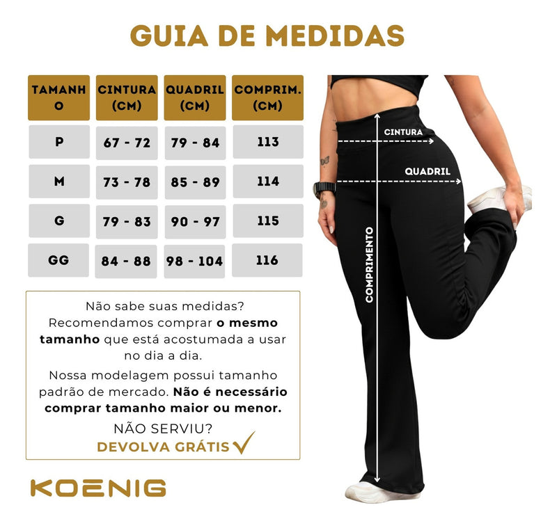 Calça Legging Leg FlarFit