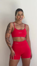 Conjunto Top e Short AuraFit