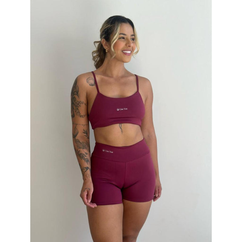 Conjunto Top e Short AuraFit