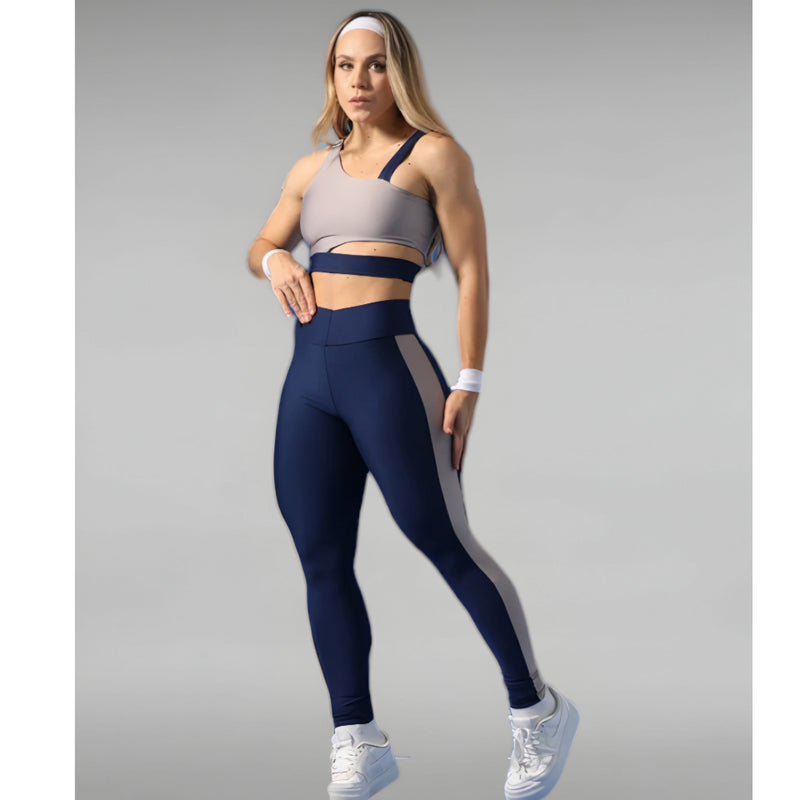 Conjunto Academia BlueFit Top + Calça Legging