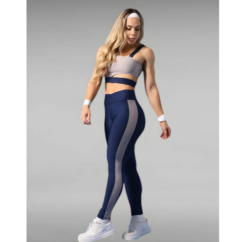Conjunto Academia BlueFit Top + Calça Legging