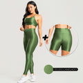 Kit 3 peças Top Calça Legging e Short DuoFit