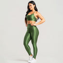 Kit 3 peças Top Calça Legging e Short DuoFit