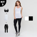 Kit 3 peças Legging e Top EvokeFit