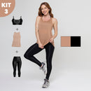 Kit 3 peças Legging e Top EvokeFit